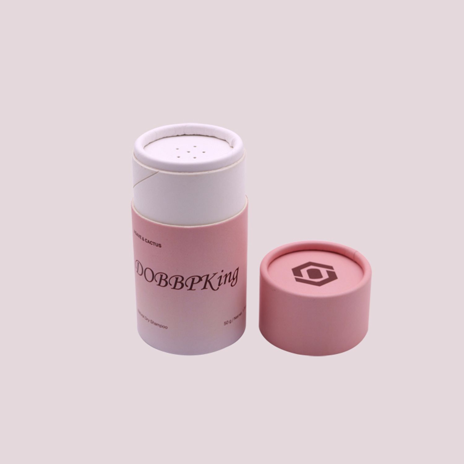 Eco Friendly 20g 30g 50g Cardboard Cosmetics Container Powder Shaker