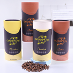 Preserve Freshness with Airtight Food Grade Paper Composite Coffee Bean Cans
