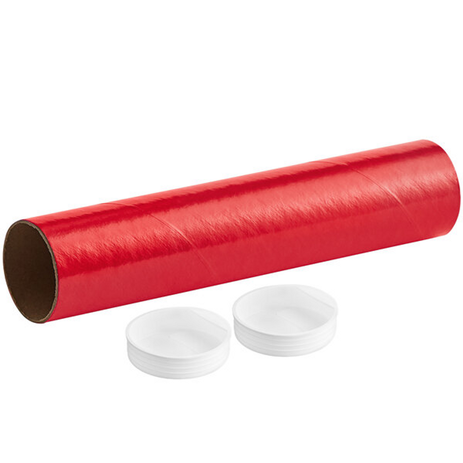 Long Cardboard Document Art Roll Shipping Poster Tubes Storage Packaging For Mailing Postal Tube With Caps