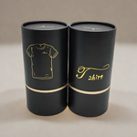 Compostable Underwear Tube Pack with Gold Logo Embellishment for Wholesalers

