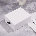 Square White Cardboard Watch Drawer Slide Packaging Box