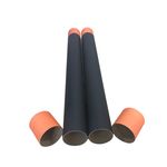 Custom Made A3 A4 A5 Large Cardboard Postal Tubes Long Black Poster Tube