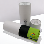 CMYK Printing Clothing Fabrics Cylinder  Paper Materials Packaging Box With Lid