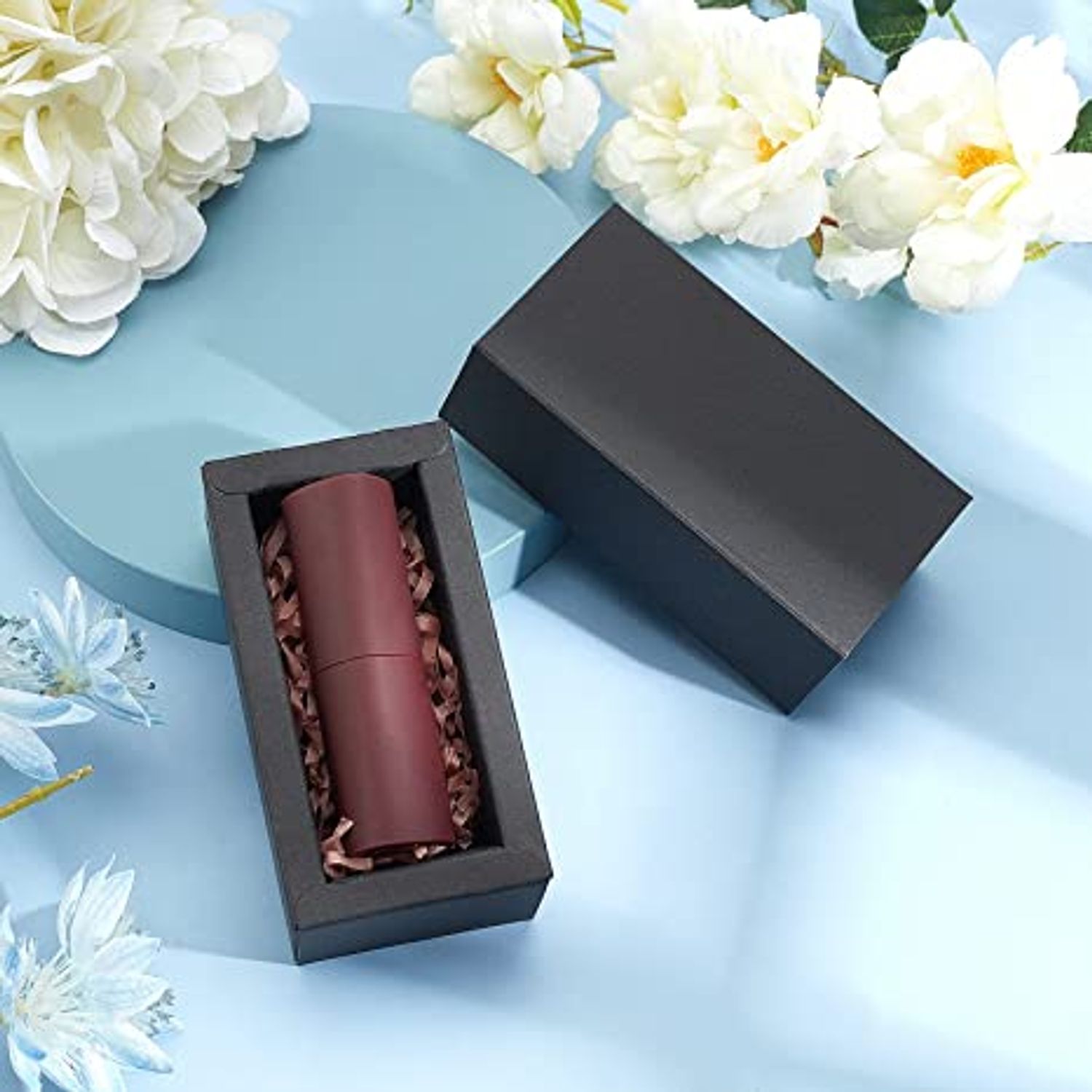 Folding Coated Paper Matte Lipstick Cosmetic Drawer Packaging Paper Gift Box With Printing