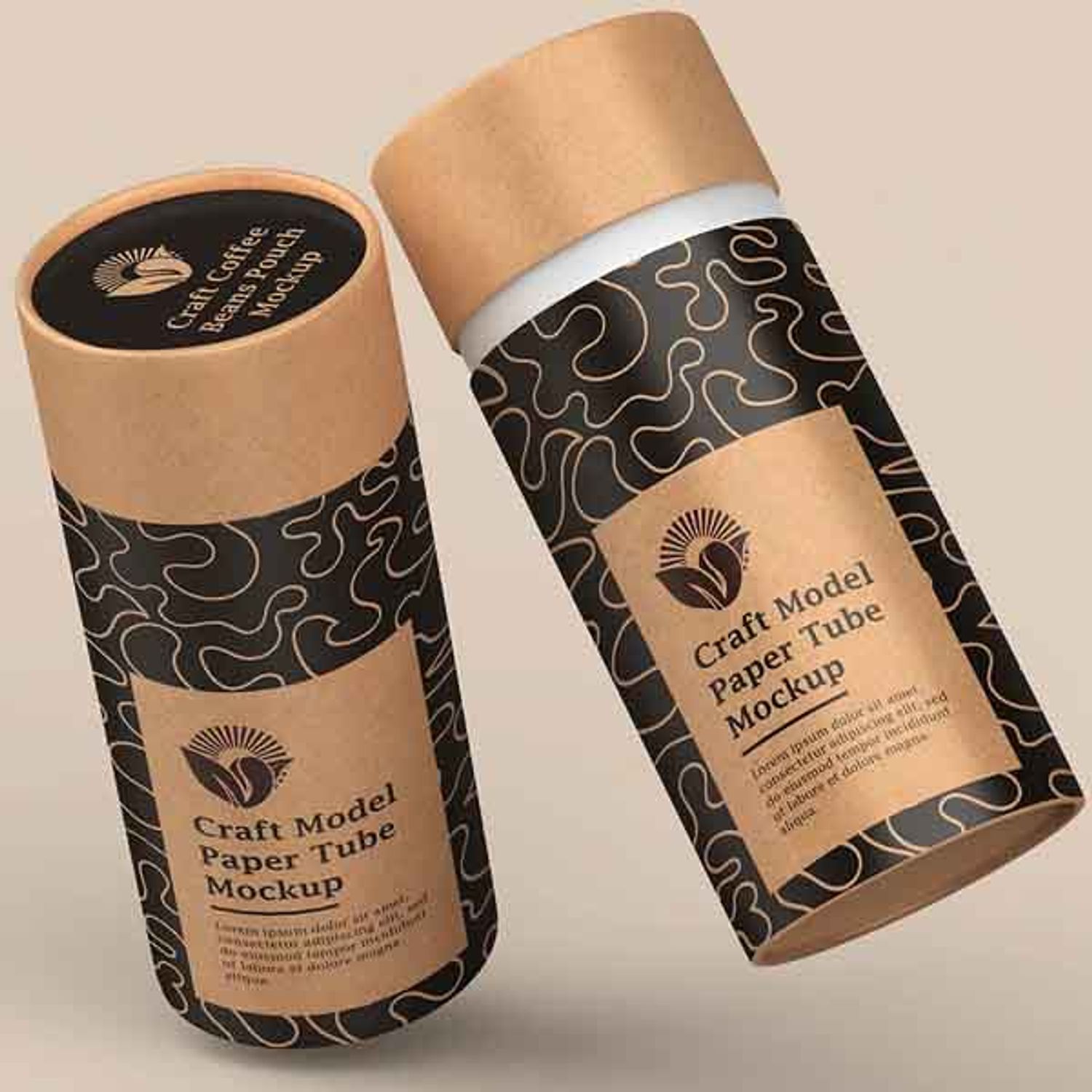 Eco-Friendly Superfood Packaging: Biodegradable Paper Tubes in Various Sizes
