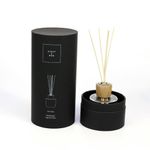 Black Kraft Round Empty Reed Diffuser Glass Bottle Paper Packaging Tube