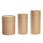 Various Sizes Recycled Round Kraft Skin Care Product Paper Packaging