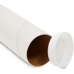 White Cardboard Poster Storage Tubes Document Storage Paper Shopping Tubes 