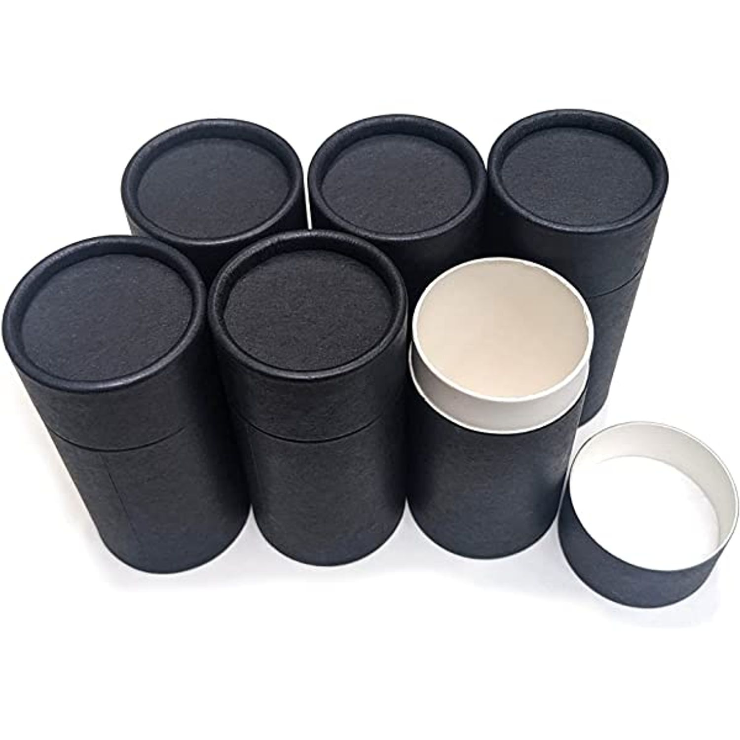 Black Lip Balm Paper Tube Packaging 