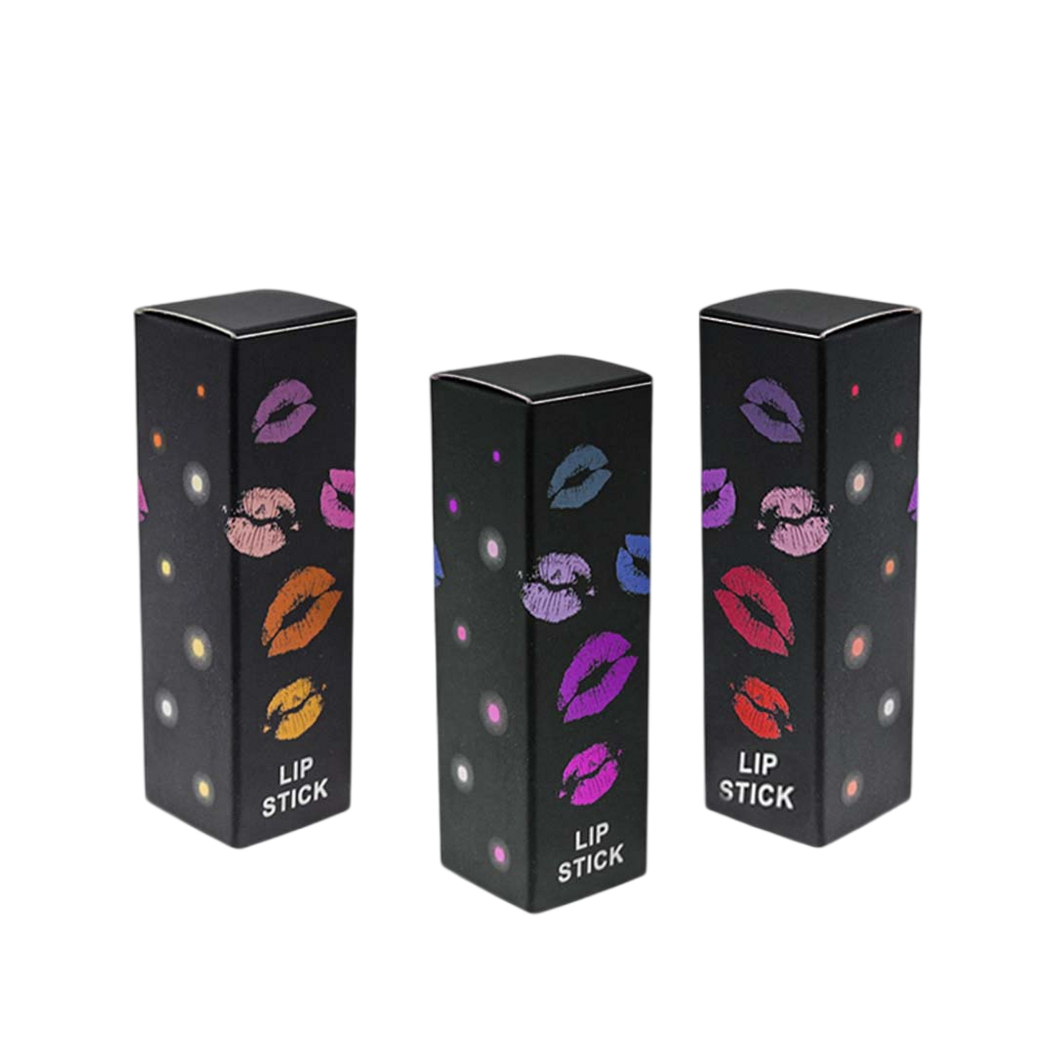 Small Paper Lipstick Wrapper Colorful Cardboard Pack Box Supplies Gifts Box For Cosmetic