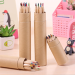 Wholesale Art Colored Pencils Paper Tube Packing