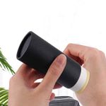 Black Lip Balm Paper Tube Packaging 