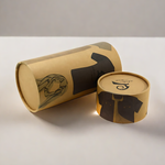 Natural Brown Kraft T-Shirt Tube Packaging Towel Scarf Clothing Gift Kraft Cylinder Paper Box Container