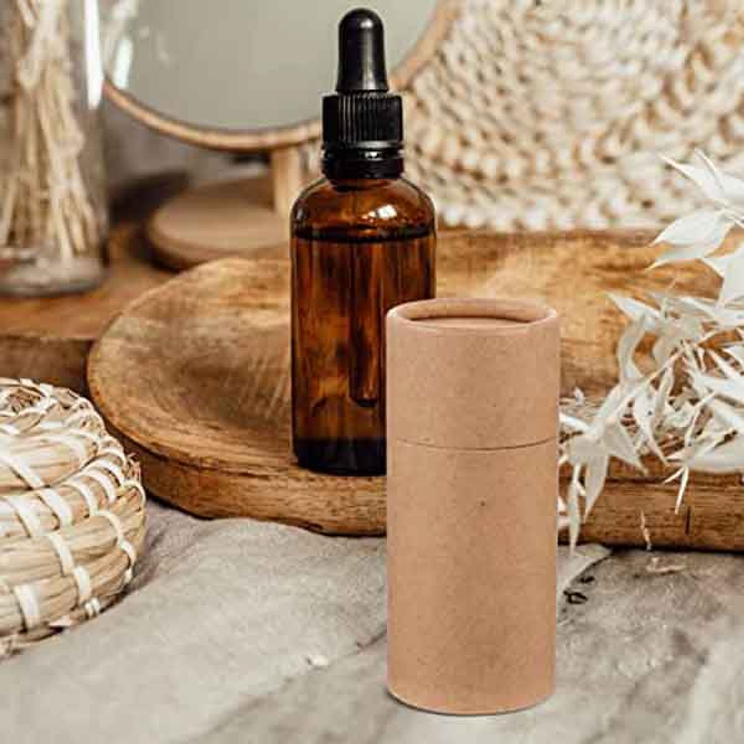 Small diameter cosmetic cardboard paper tube packaging for e liquid bottle