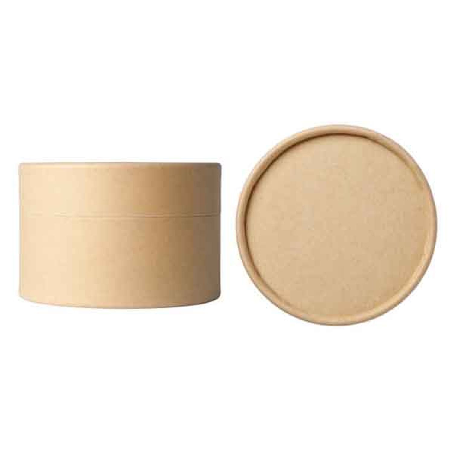 Small Kraft Cardboard Cylinder Anti-oil Face Cream Jar Packaging Paper Tube