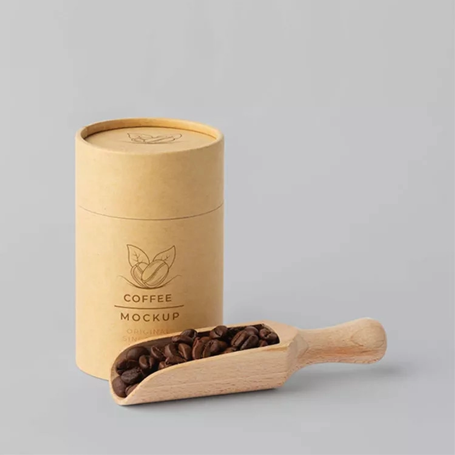 Silkscreen-Decorated Kraft Paper Tube Cylinder Ideal for Co