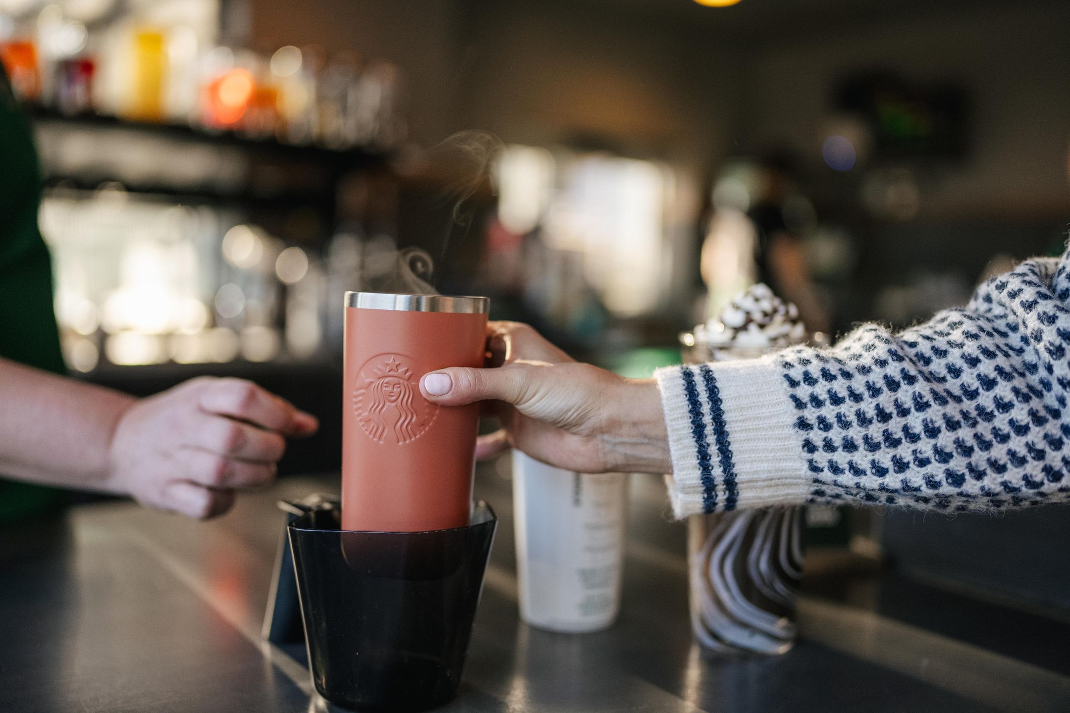 Starbucks Encourages Reusable Cups to Tackle Waste