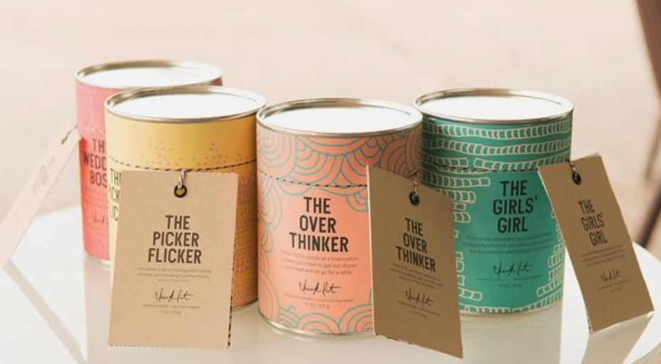 Chic Lit Candles: Elegance in Paper Tubes