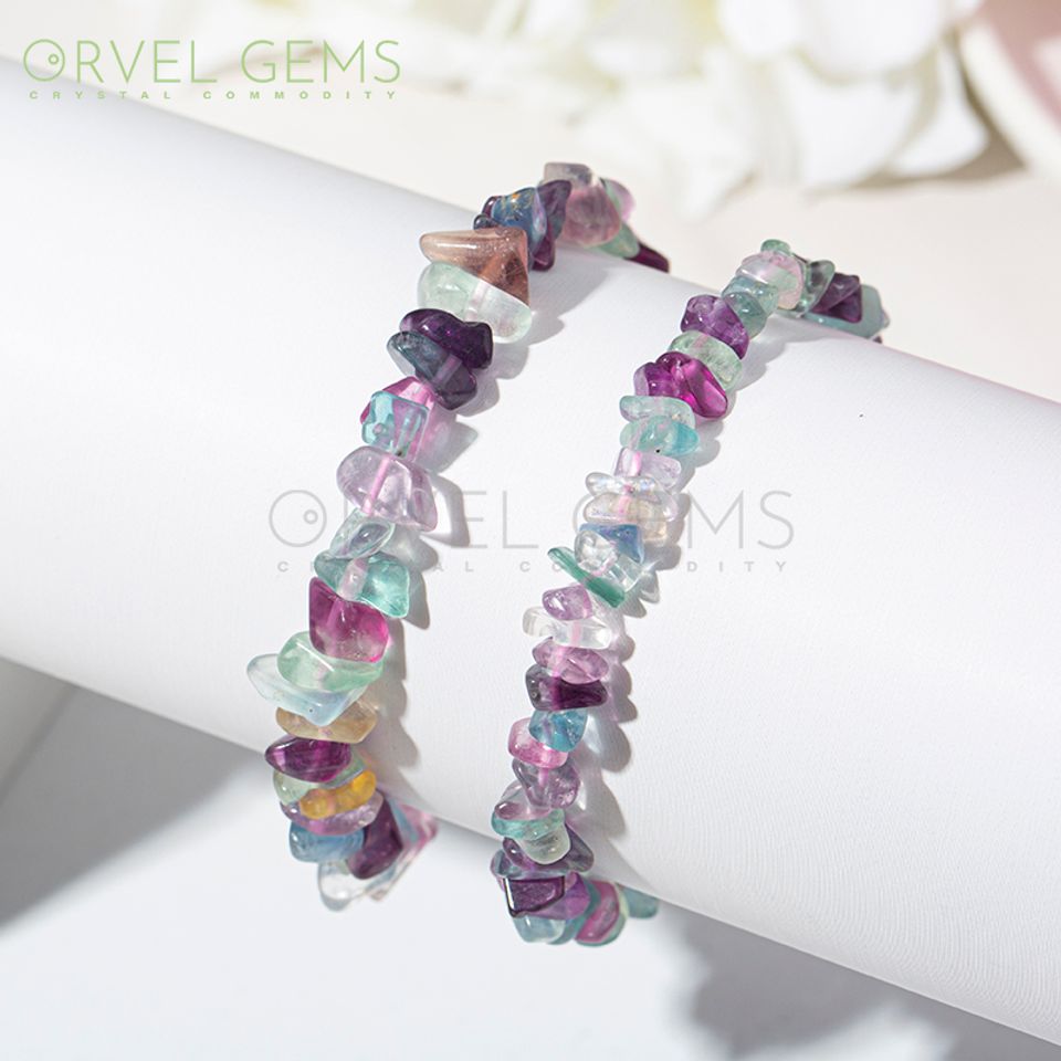 Rainbow Fluorite Bracelet (Grade AAA, 8mm)