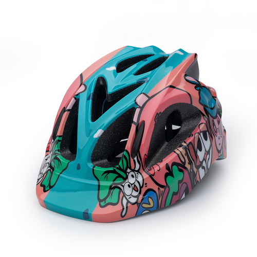 キッズロードサイクリングヘルメット HC-020 漫画デザイン