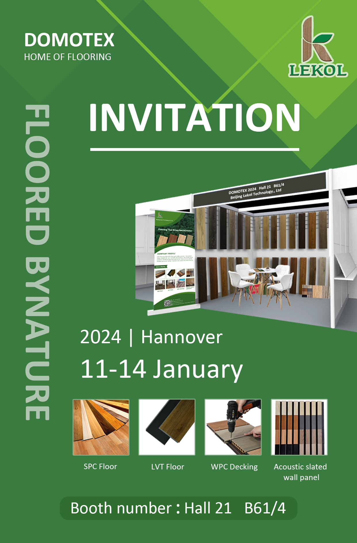 LEKOL Flooring will participate in one of the world's largest paving