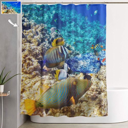 Custom Waterproof Custom Shower Curtain and Liner Set - Keep Your Bathroom Dry and Stylish