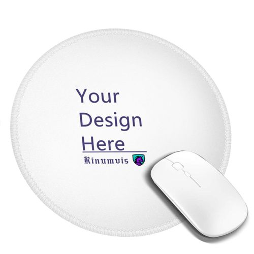 Ergonomic Design Round Mouse Pad with Soft Cushioning