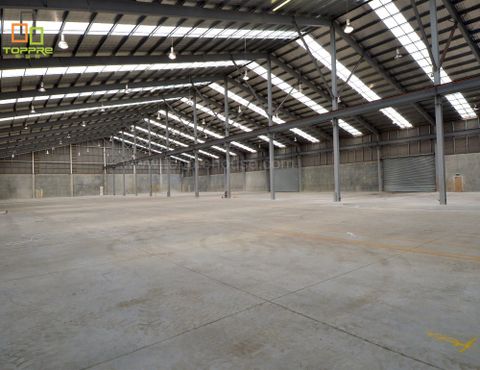 Estrutura de aço leve, oficina de construção, casa pré-fabricada, design pré-moldado para armazém pré-fabricado industrial