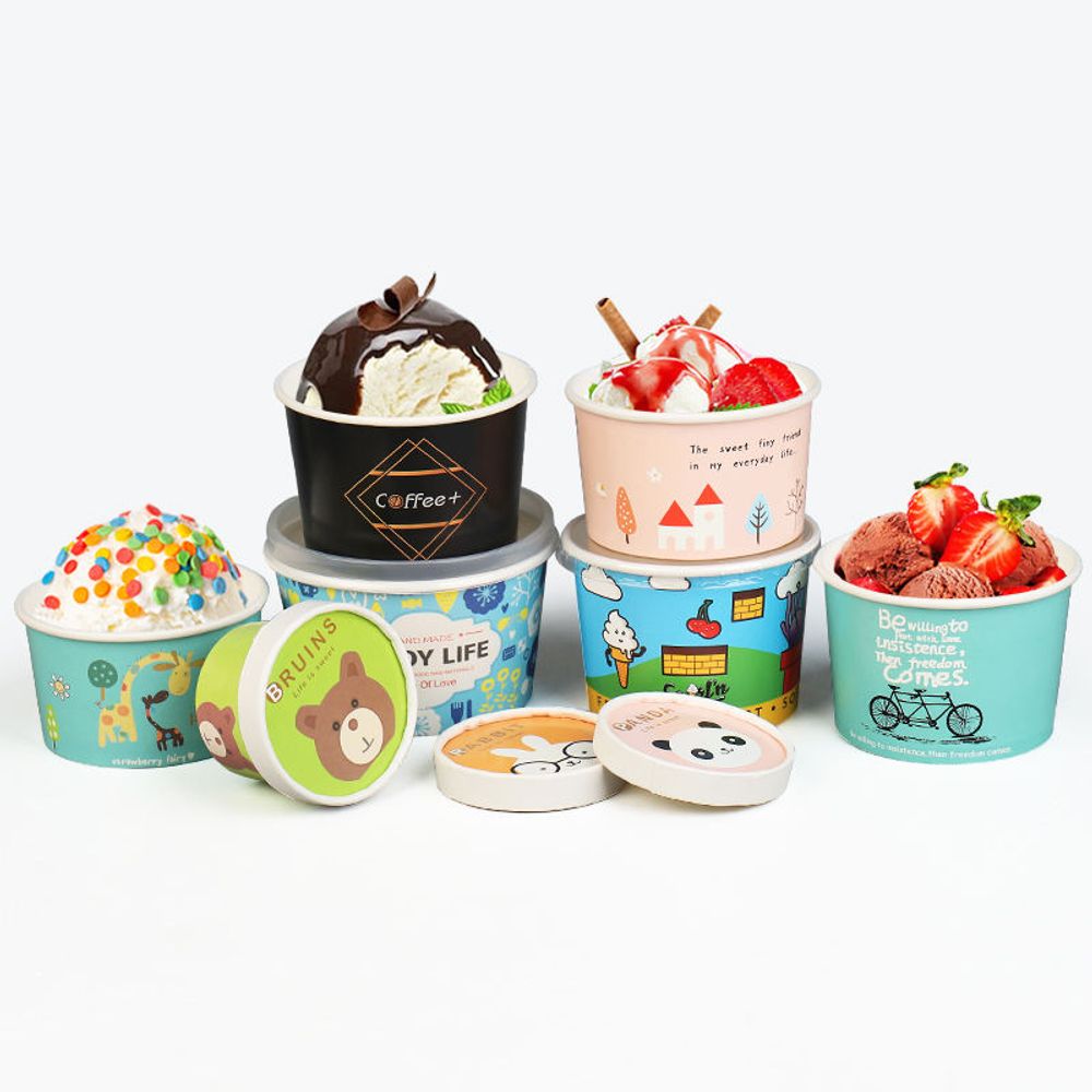Food Container Eco-friendly Icecream Bowl