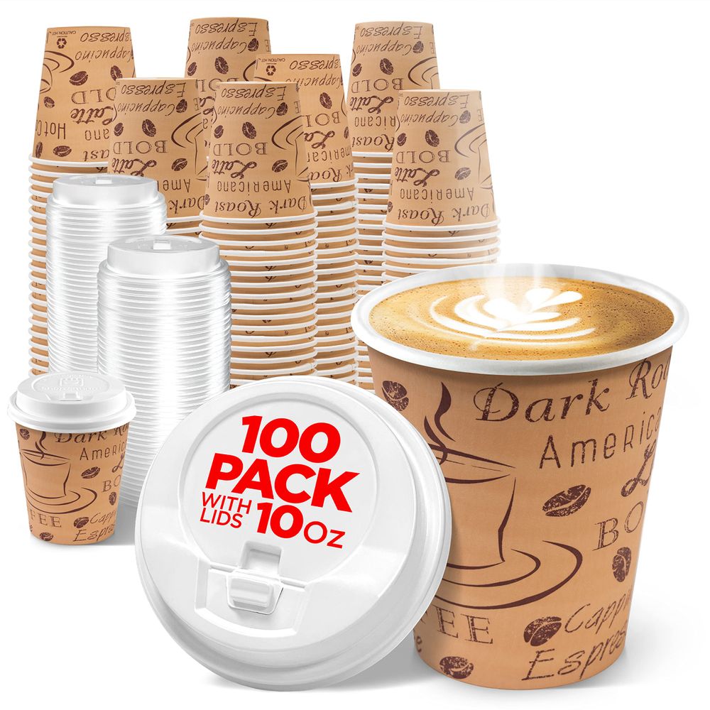 Paper Coffee Cups for Hot & Cold Beverages