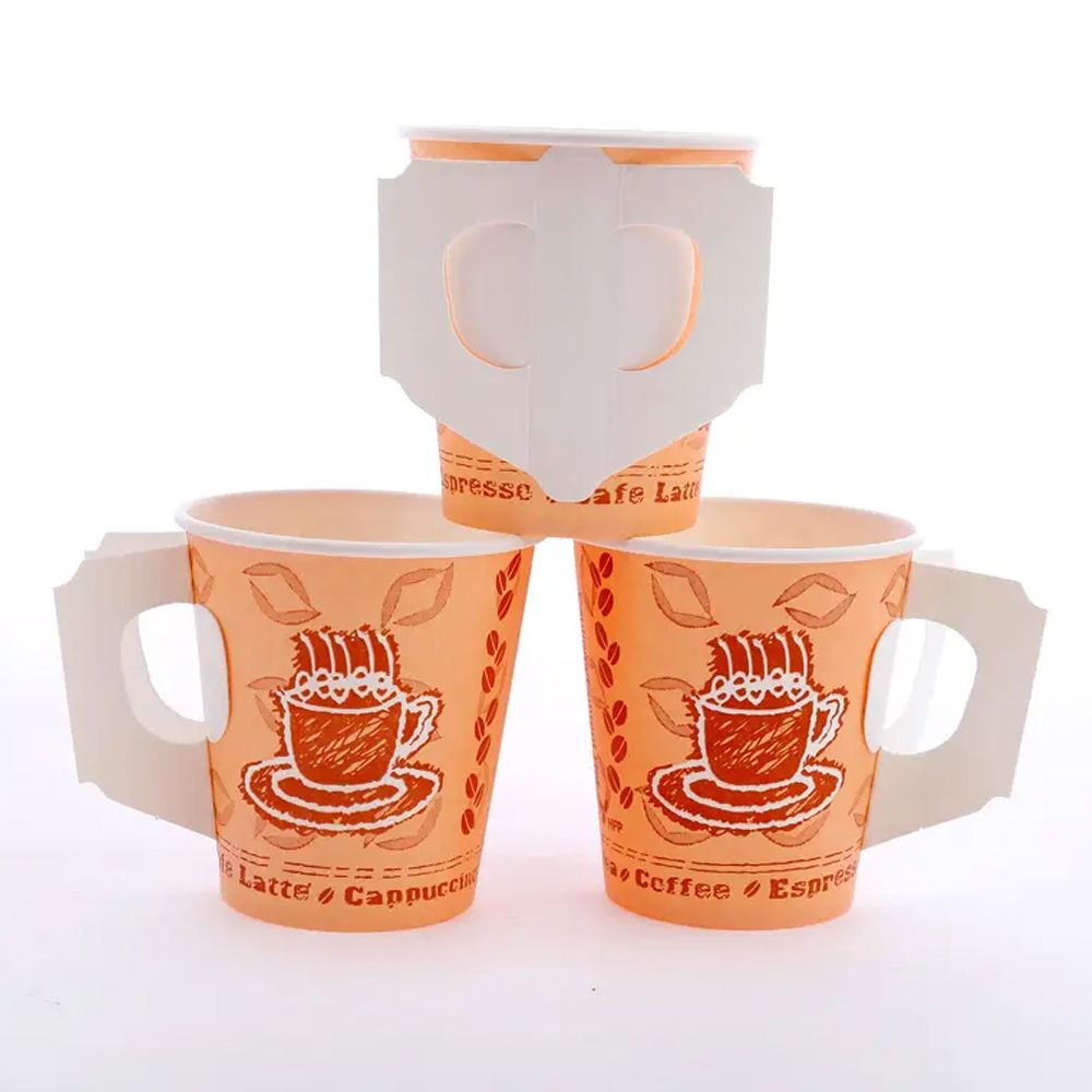 Customized Single Wall Disposable Coffee Cups