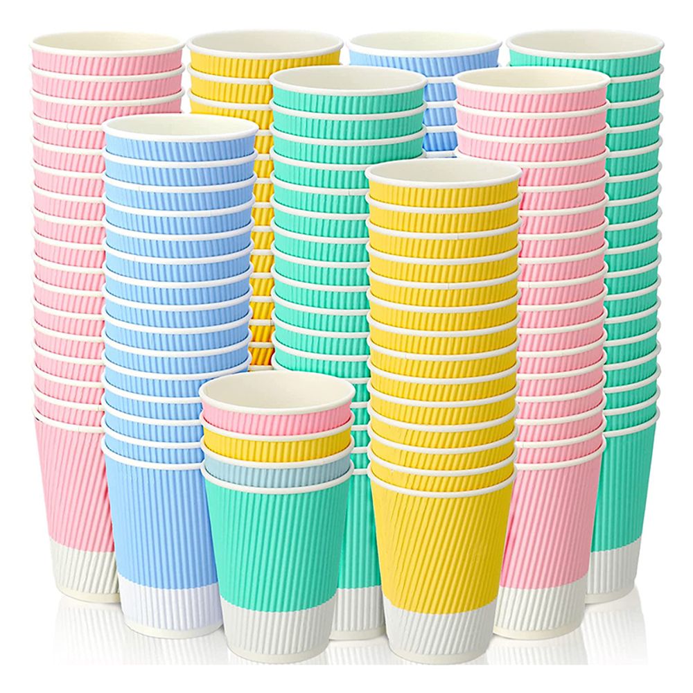 In Stock Colorful Ripple Wall Coffee Cups