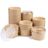 Brown Kraft Paper Bowls Containers with Lids