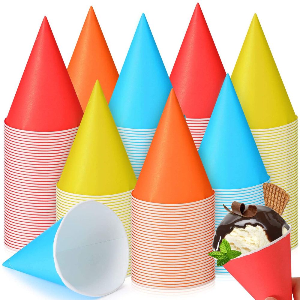 Gelato Cone Sleeves Paper Cup