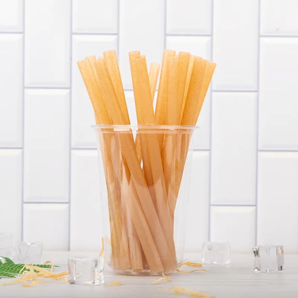 100% Biodegradable Bpa Free Sugar Cane Straws