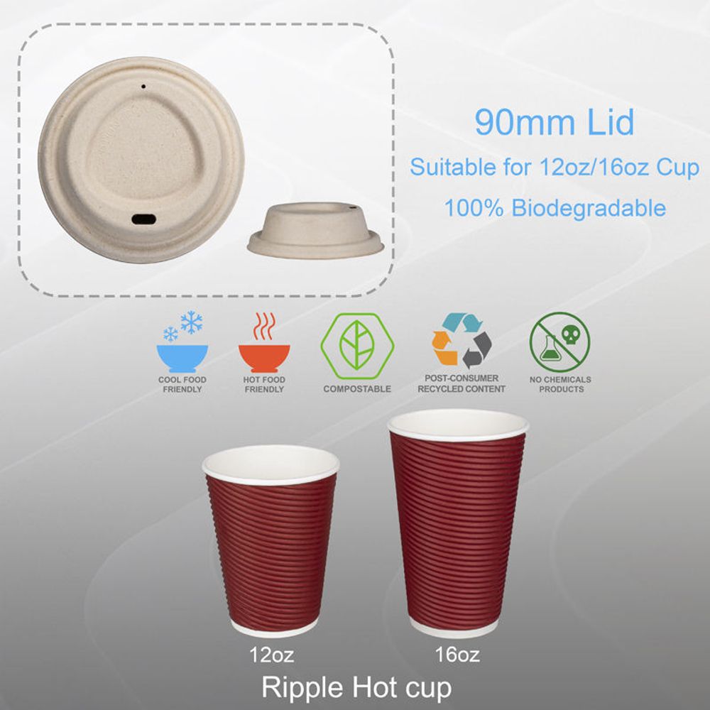 Biodegradable Cup With Lid