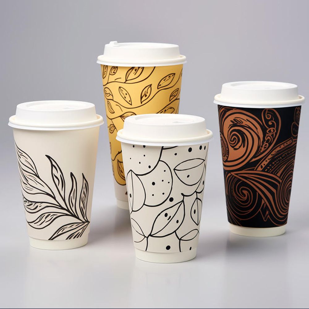 Custom Printed Double Wall Cups