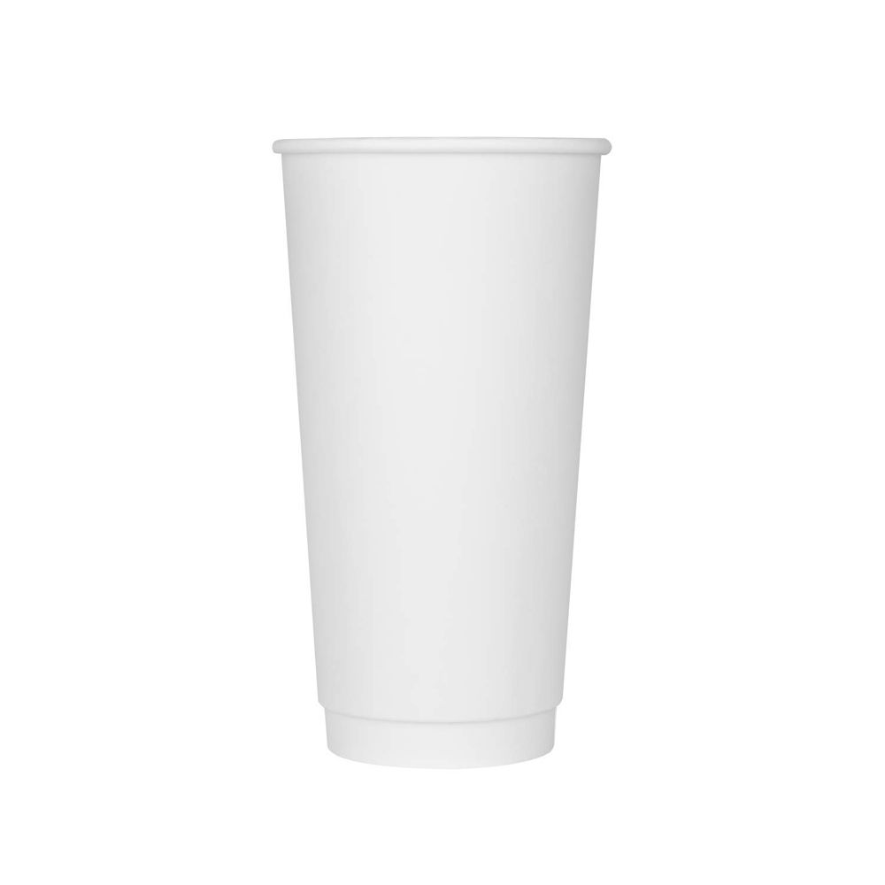 Custom Insulated Double Wall White Coffee Cups