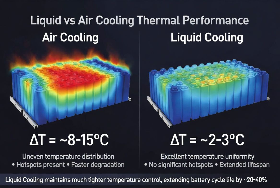 Liquid Cooling vs Air Cooling in Battery Energy Storage Systems: A ...