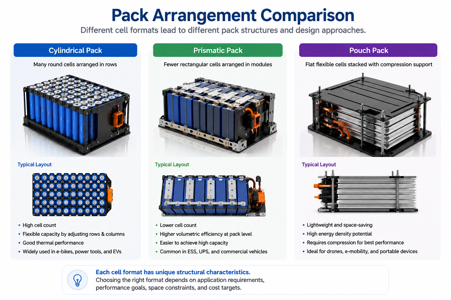 battery cell arragement