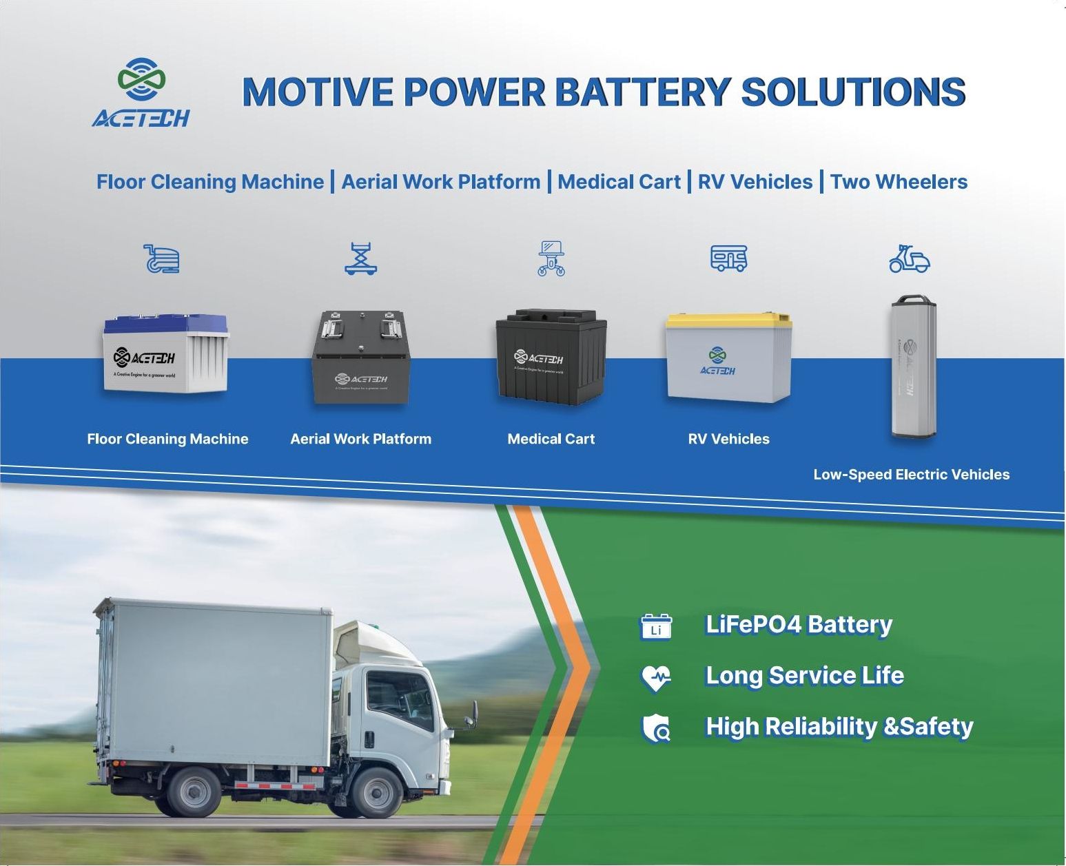 ACE motive power battery solutions