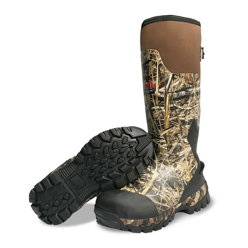 Mens camo 2025 rubber hunting boots