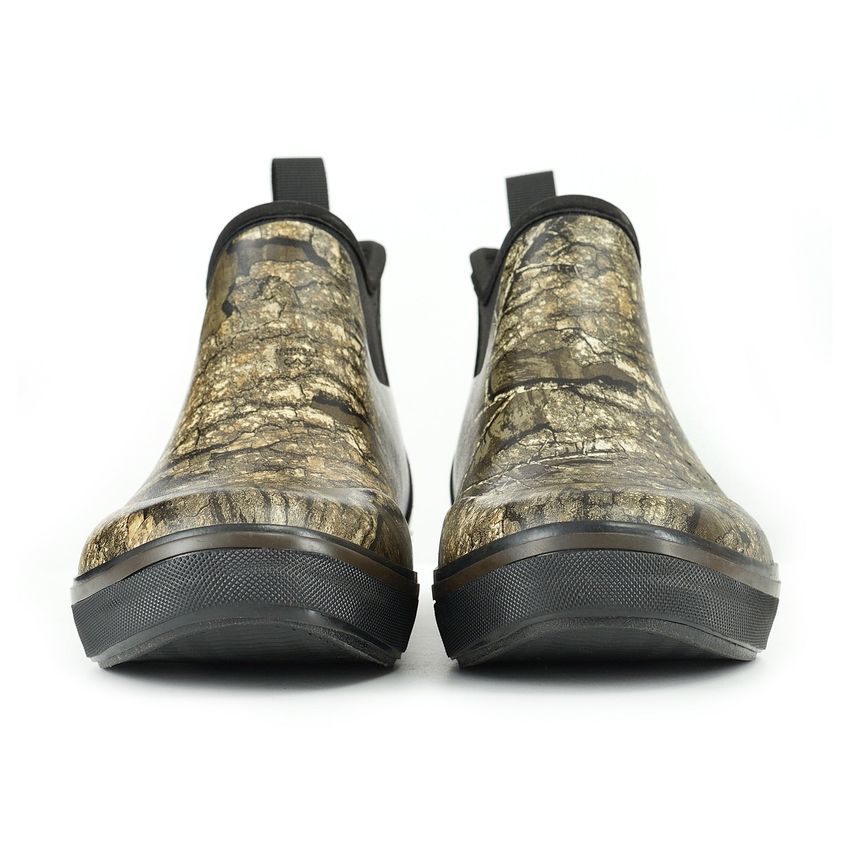 8 Fans Fishing Deck Boots, Realtree WAV3 Camo Waterproof Ankle Mud