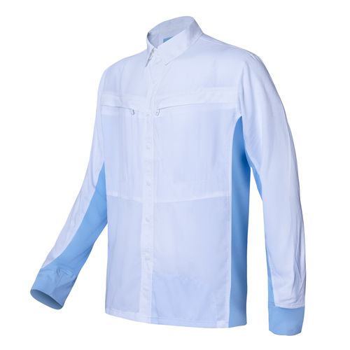 8Fans Легкие быстросохнущие мужские футболки из ледяного шелка с длинными рукавами для рыбалки