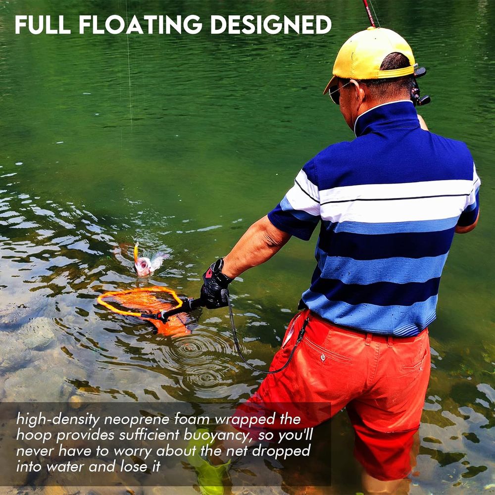 8FANS & Black Paw Co-brand Orange Floating Fishing Net
