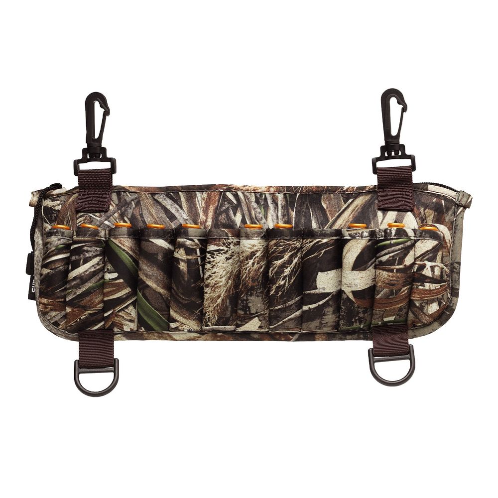 8Fans Realtree Max-5 Camo Neoprene 24 Shotgun Shell Holder with 2 Clips for Waders