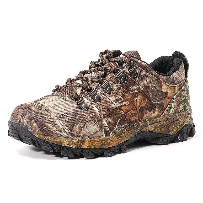 Realtree Camouflage Brown Men\'s Hiking Boots Tecs 9643-M105 6 in. Mens Waterproof Real Tree 400 g Camo  main image 4