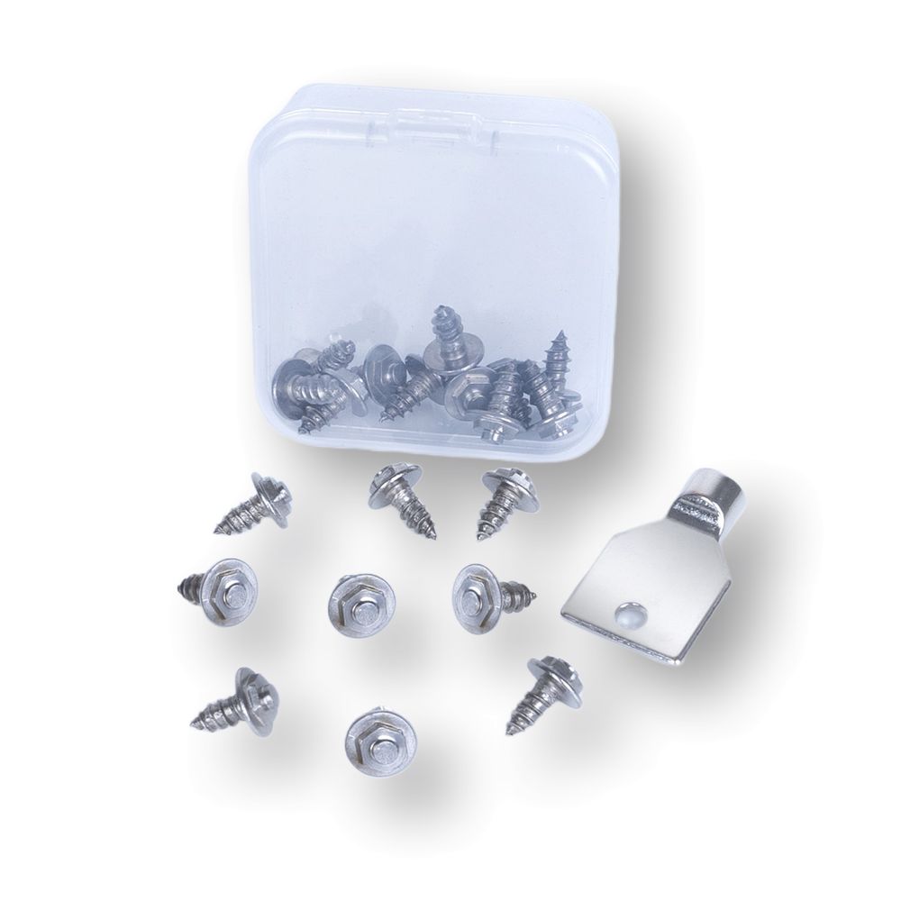 8Fans Screw-in Studs for Wading Boots,20 Wading Boot Studs plus one tool for Felt Or Cleated Footwear