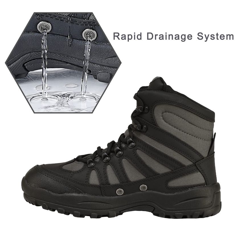 8Fans Anti Slip Rubber Rotating Buckle Lacing System Outsole Wading Boots