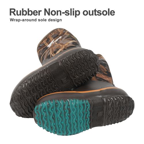 8Fans Kids Neoprene Camo Boots